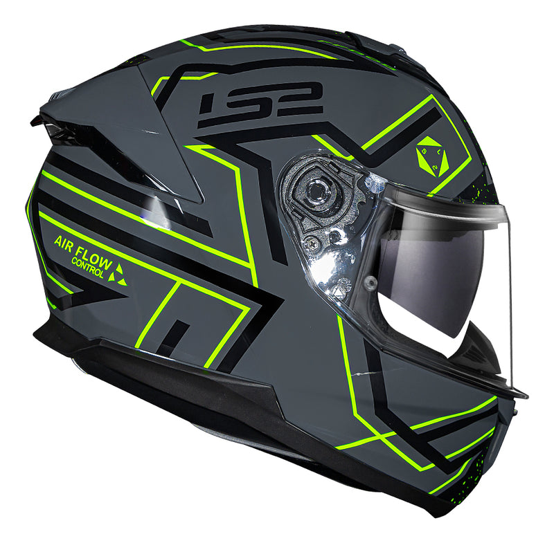 Capacete Ls2 Stream Ii Maze Preto