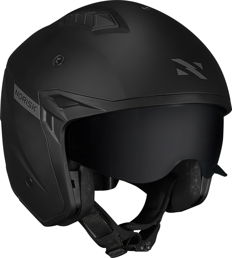 Capacete Norisk Darth 2 Monocolor Black Preto Fosco