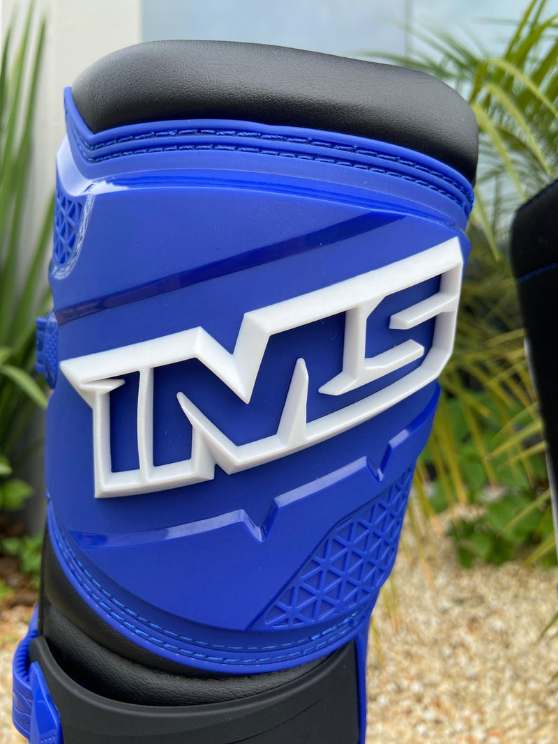 Bota Ims Robust Injetada Azul/preta De Trilha Motocross