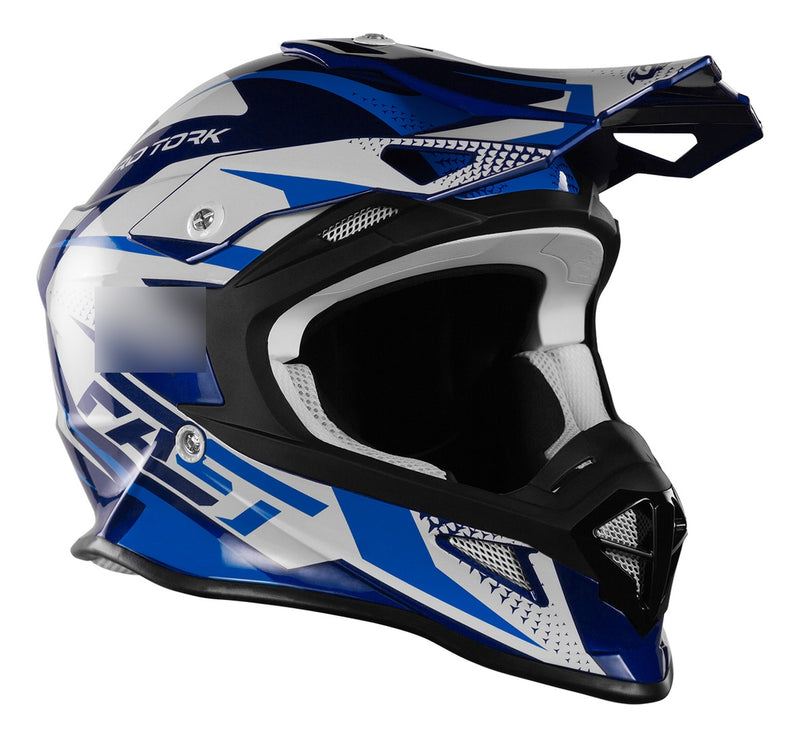 Capacete De Trilha Motocross Off Road Fast Tech + Oculos