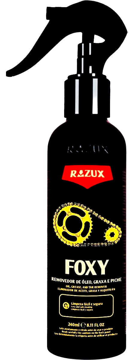 Limpa Corrente Foxy Removedor Óleo Graxa Piche Razux 240ml