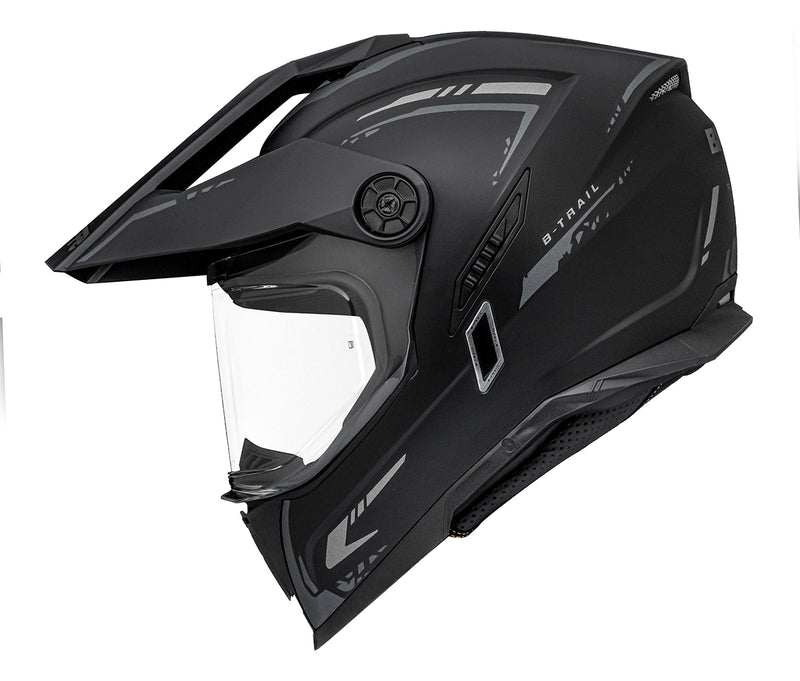 Capacete Bieffe B-trail Authentic Preto C/ Grafite - Fosco