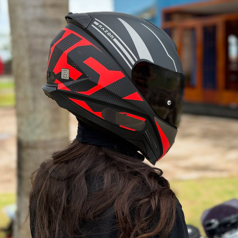 Capacete Norisk Razor Full Squalo Speed Cores Lançamento