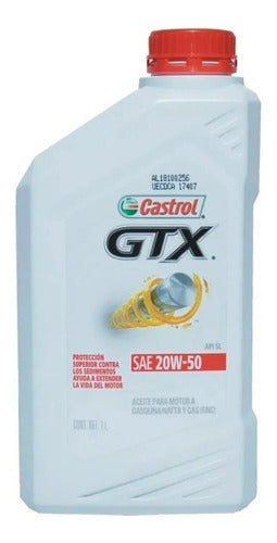 Óleo de motor Castrol mineral 20W-50 para carros, picapes e suvs