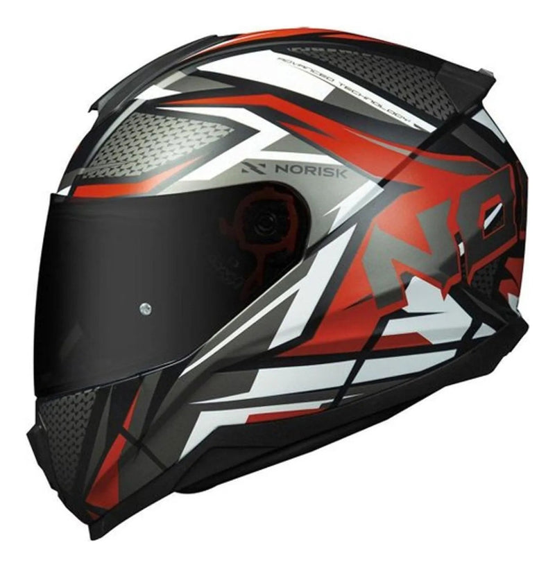 Capacete Norisk Razor Speedmax Vermelho + Viseira Extra