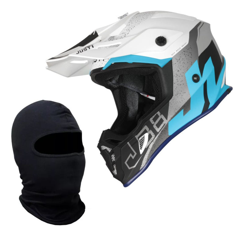 Capacete Just1 J38 Matte Motocross + Balaclava Brinde