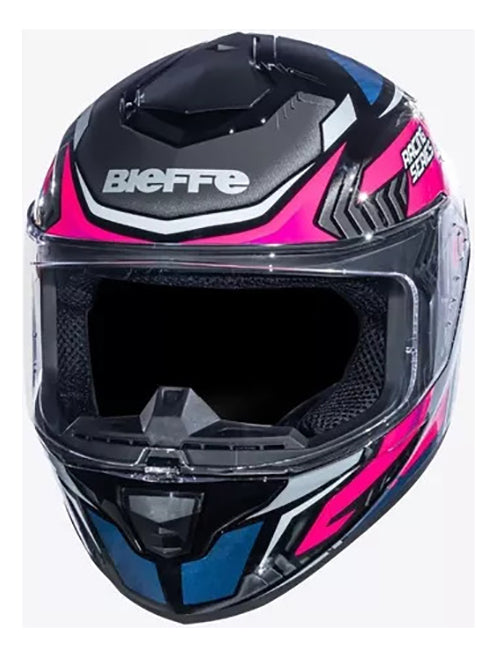 Capacete Bieffe B-12  Misano Pink + Viseira Colorida