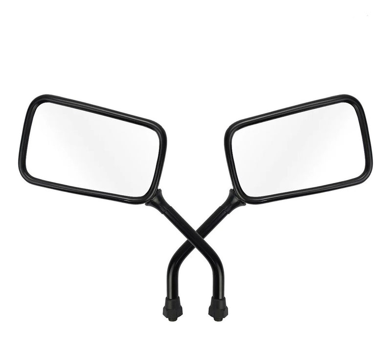 Retrovisor Preto Cbx250 Twister Falcon Cbx200 Strada Par