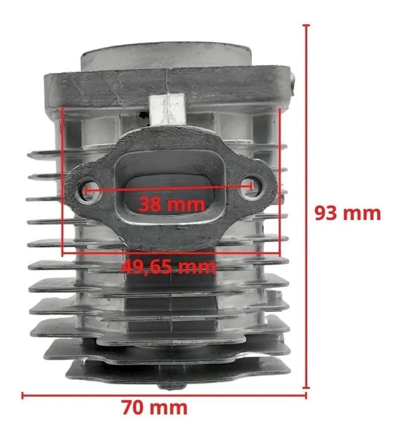 Kit Cilindro Pistão Anéis Quadriciclo Mini Moto 49cc 44mm