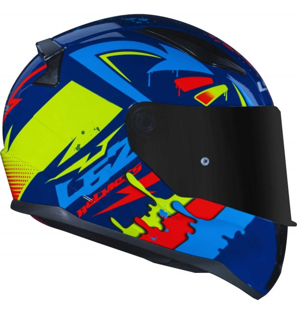 Capacete Ls2 Ff353 Rapid Tagline Azul Amarelo