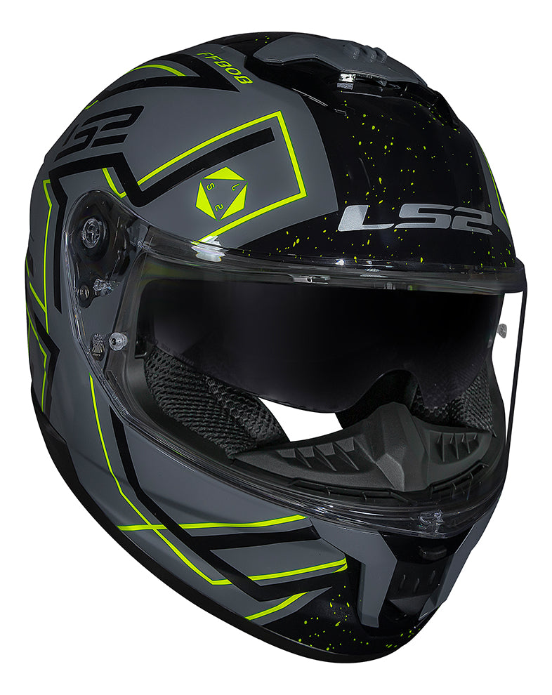 Capacete Ls2 Stream Ii Maze Preto