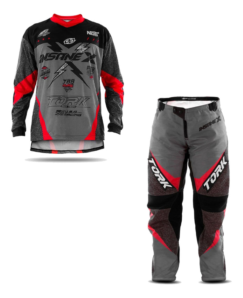 Conjunto Roupa Calça Camisa Motocross Trilha Insane Pro Tork