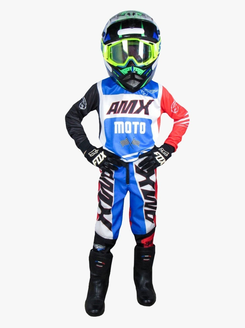 Roupa Infantil - Motocross Trilha - Calça+camisa Prime - Amx