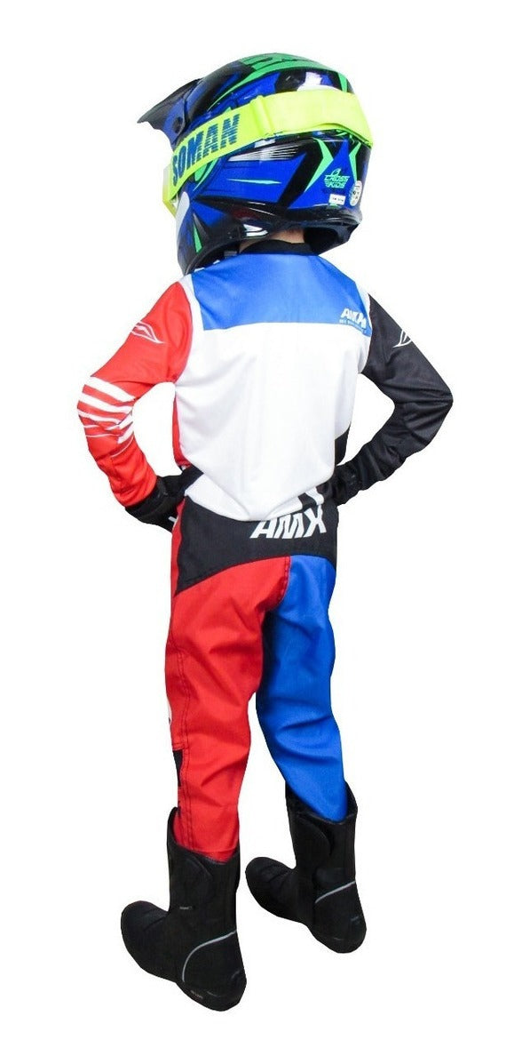 Roupa Motocross Conjunto Infantil Trilha Amx Off-road Cross