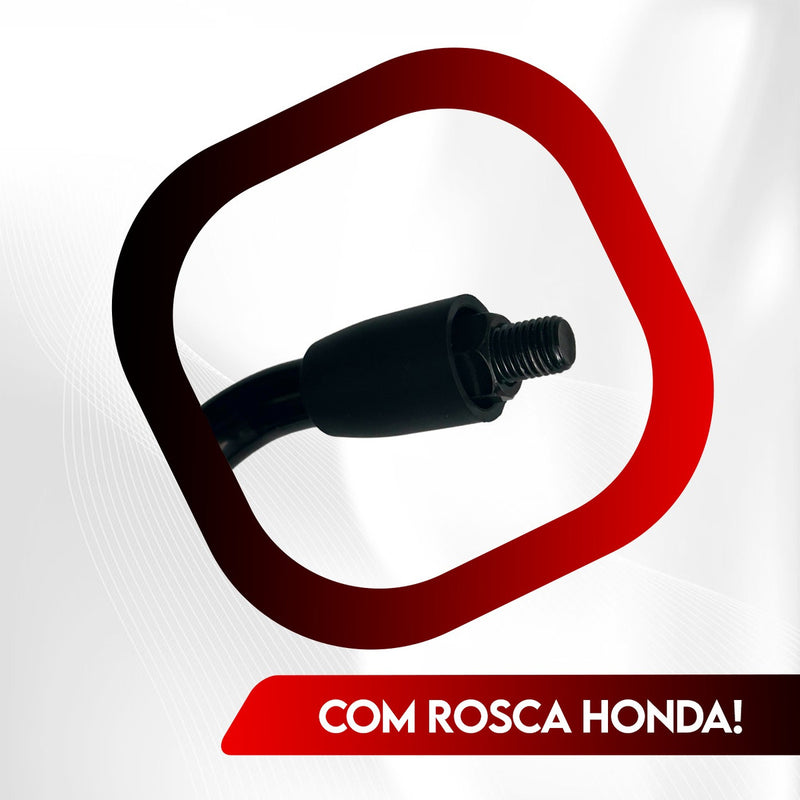 Retrovisor Modelo Fixo Tiger Triumph 1200 Rosca Honda Par