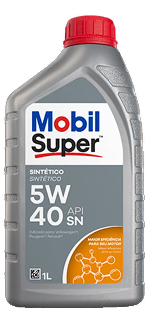 Mobil Super 5W-40 1L Óleo Lubrificante Sintético