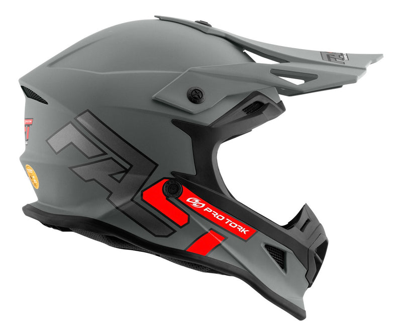 Capacete De Trilha Cross Fast Gray   Oculos Blast Lançamento