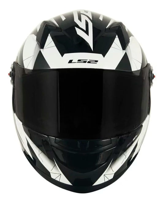 Capacete Ls2 Ff358 Draze Preto Branco