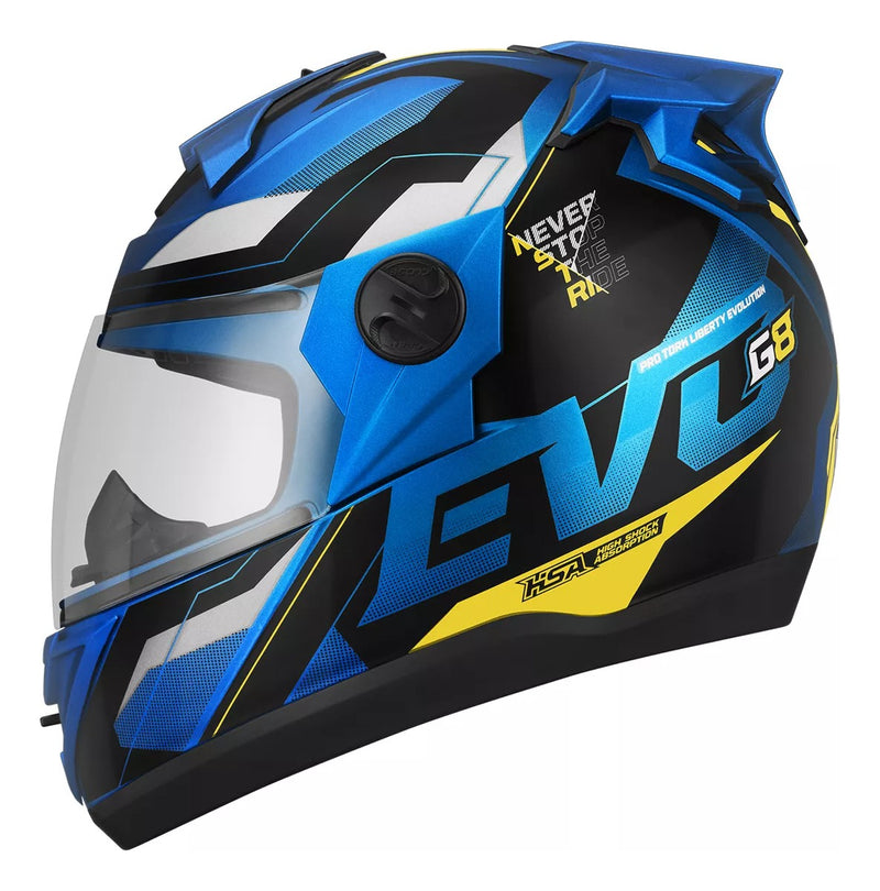 Capacete Fechado Pro Tork Evolution G8 Feminino Masculino