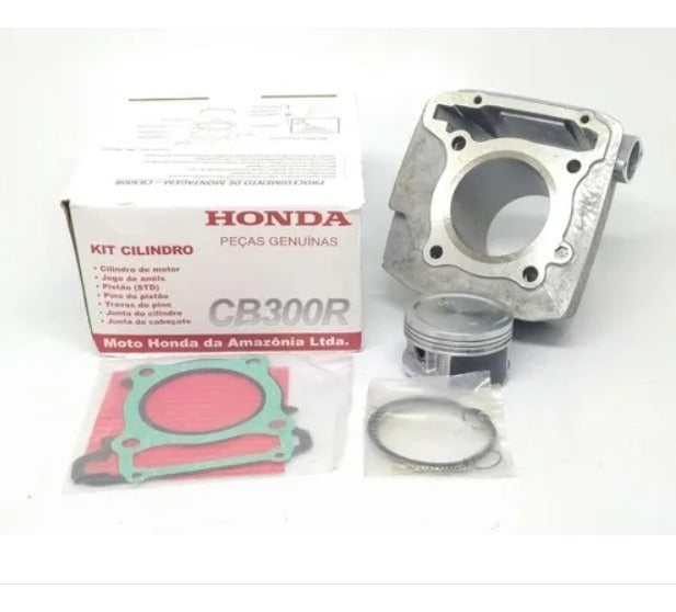 Kit Cilindro Pistão Anel Original Honda Cb300 Xre300