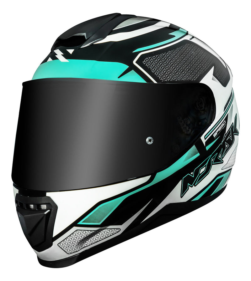 Capacete Norisk Razor Speedmax Verde Agua Masculino Feminino