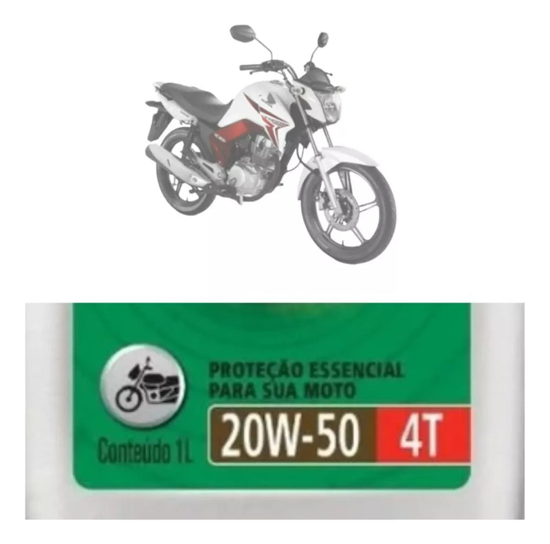 Óleo de motor Castrol mineral 20W-50 para moto/quadriciclo de 1 unidade x 1L