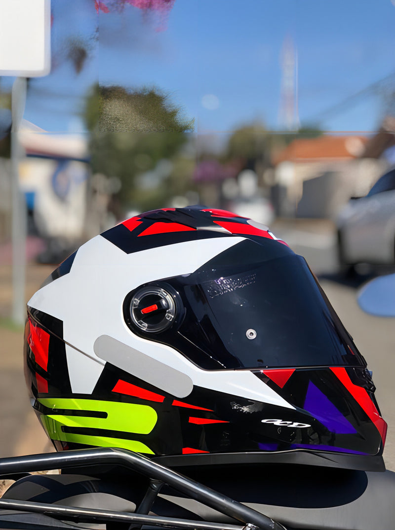 Capacete Ls2 Ff358 Starwar Vermelho Branco Star War Cor Vermelho BRILHO Tamanho do capacete 56