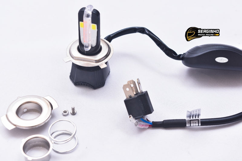 Lâmpada De Led H4 C/ 4 Leds Cg 150/160 Cb300 /xre300