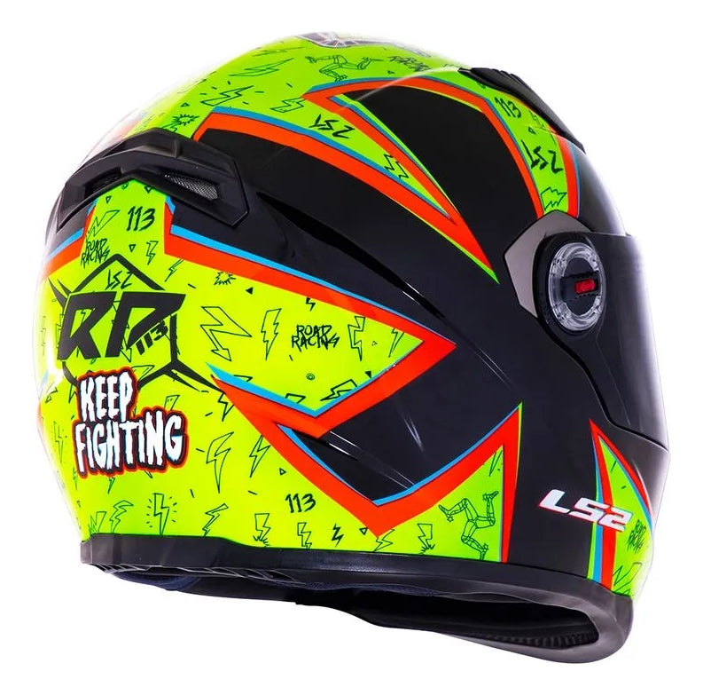 Capacete Original Ls2 Ff358 Rafael Paschoalin / Alex Barros