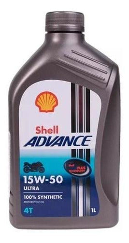 Óleo sintético Shell Advance 15w50 em ciclos