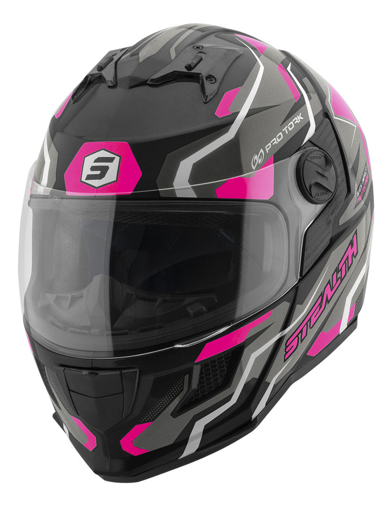 Capacete Fechado Integral Stealth Hawk Masculino Feminino