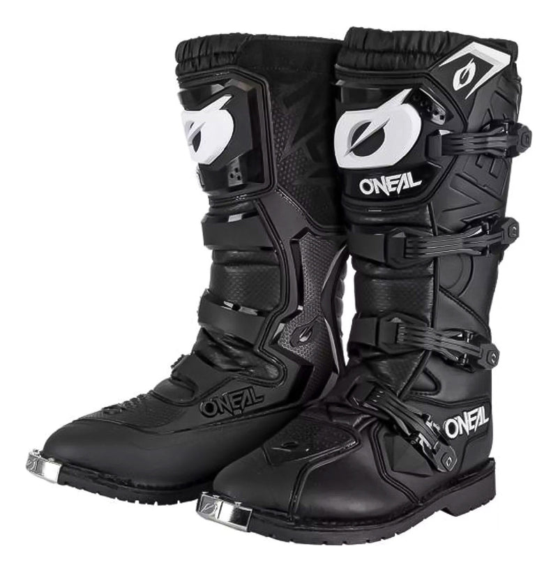 Bota Oneal Ride Pro Preta Motocross Trilha Enduro Bico D Aco