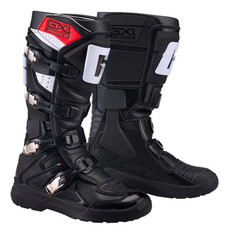 Bota Gaerne Gx1 Evo Conforto Flexível Leve Preto Motocross