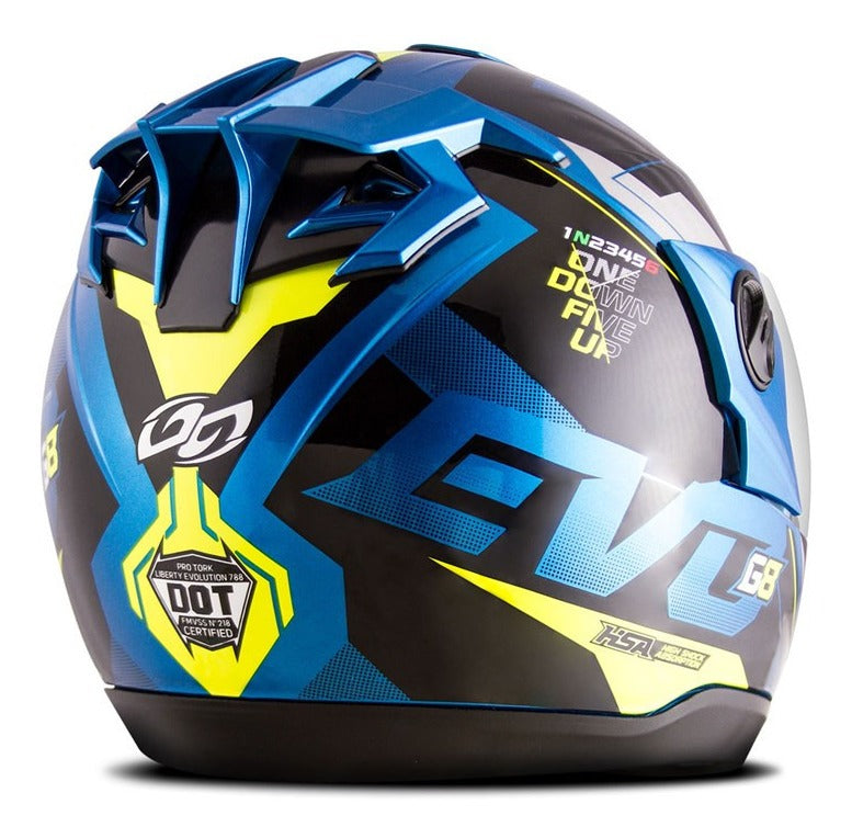 Capacete Moto Pro Tork Evolution 788 G8 Com Viseira Camaleão