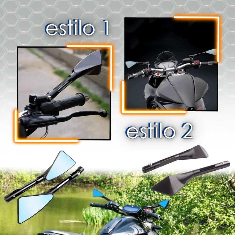 Kit Retrovisor Esportivo Com Manopla Cb Twister Fazer 250 Xt