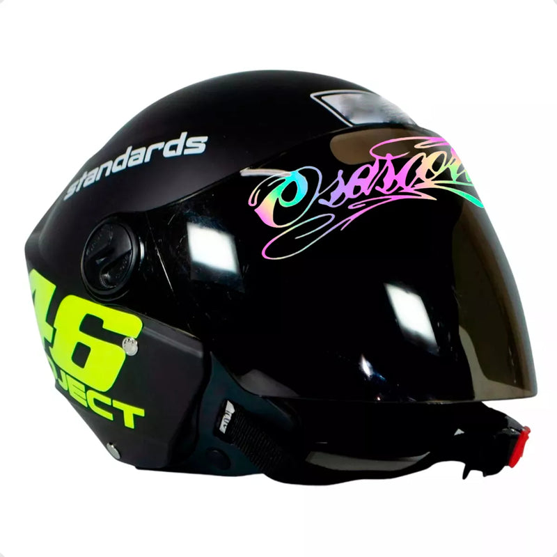 Capacete Protork New 3 Personalizado Project 46 Vr Osascorte