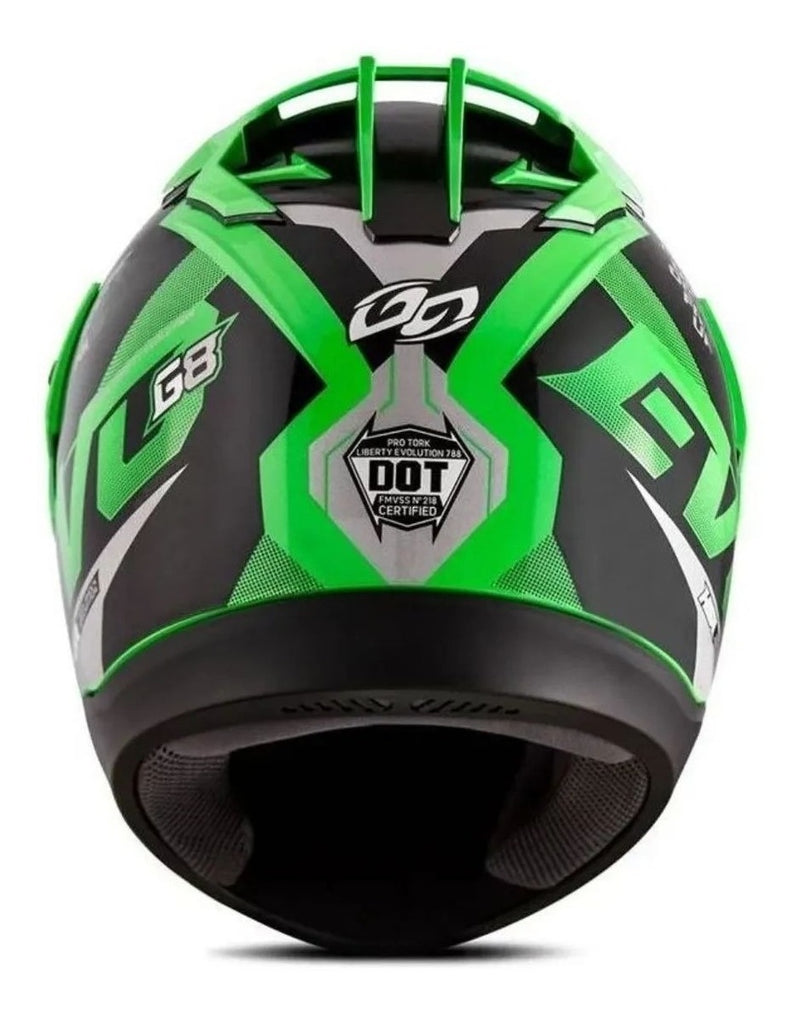 Capacete Fechado Pro Tork Evolution G8 Evo Brilhante