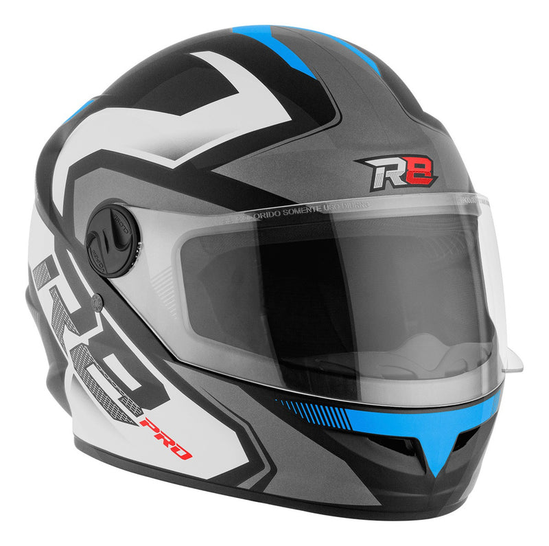 Capacete Moto Fechado Masculino Feminino R8 Pro Brilhante