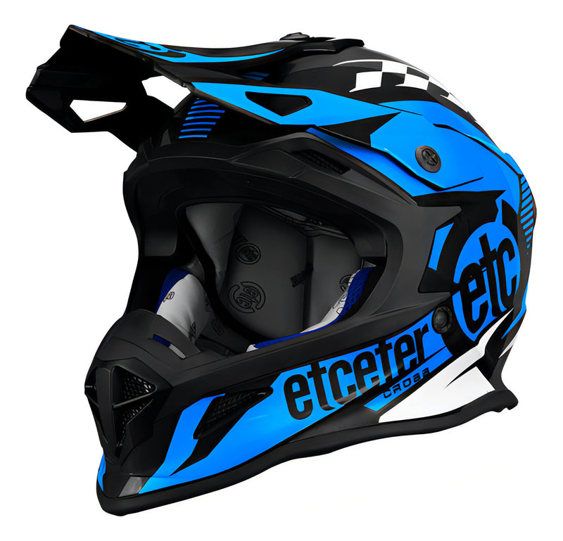 Capacete Trilha Etceter Cross Fast Piloto Motocross Fechado