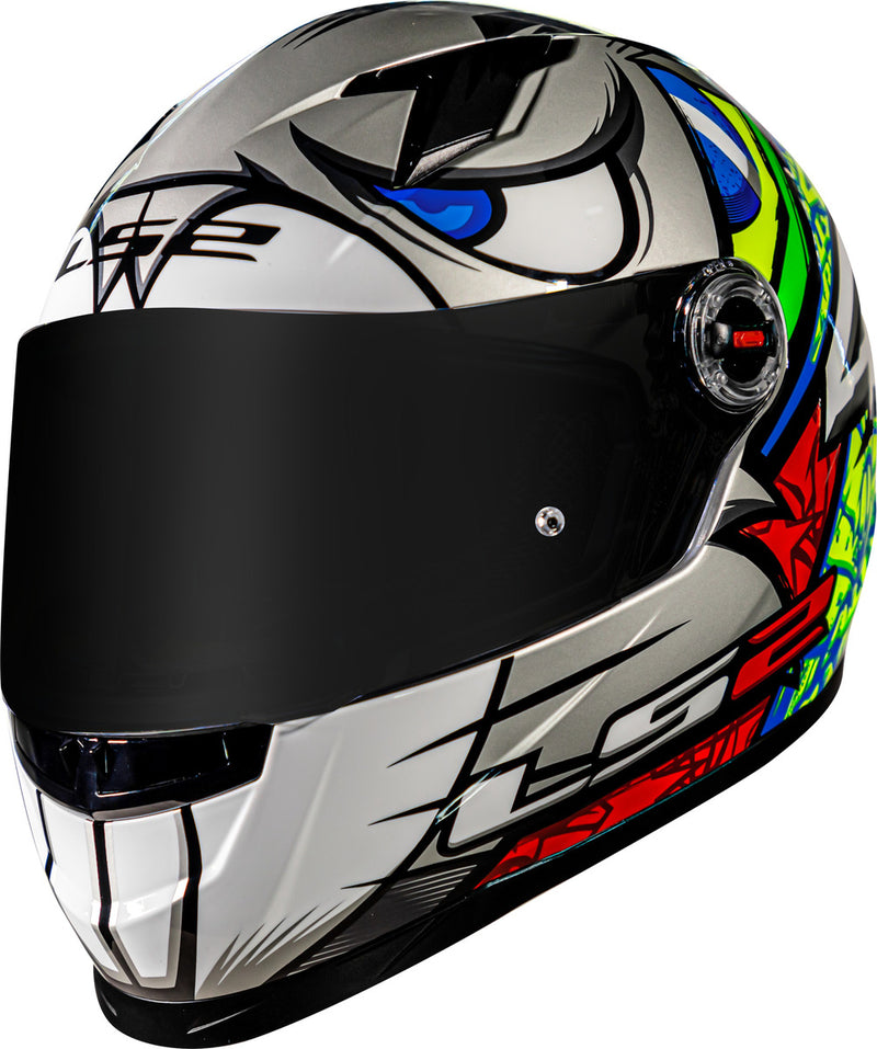 Capacete Ls2 Ff358 Piloto Alex Barros Tribal Br Brasil Brazi