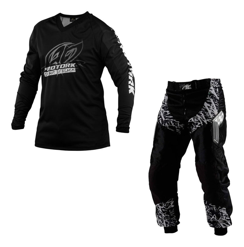 Conjuto Camisa + Calça Piloto Trilha Off Road Insane Black