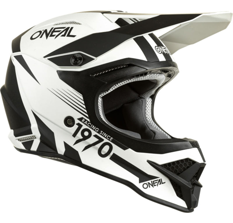 Capacete Oneal 3series Interceptor - Black/white - 60