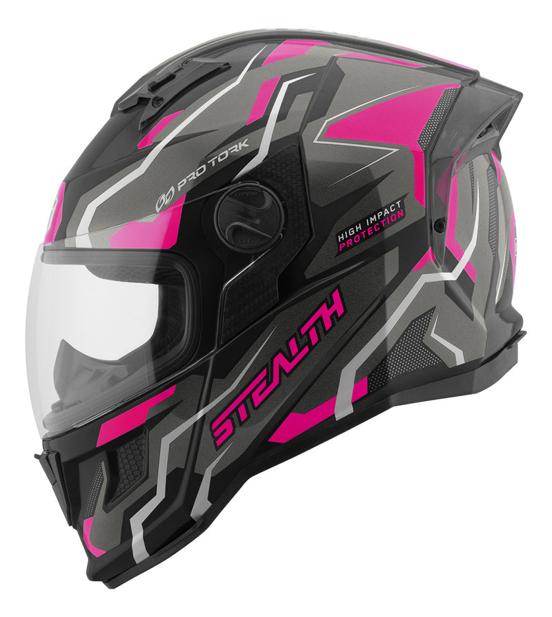 Capacete Fechado Integral Stealth Hawk Masculino Feminino