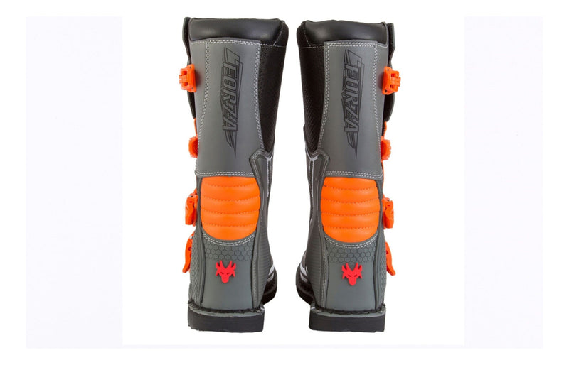 Bota Bico Aço Red Dragon Ex Motocross Trilha Enduro Laranja