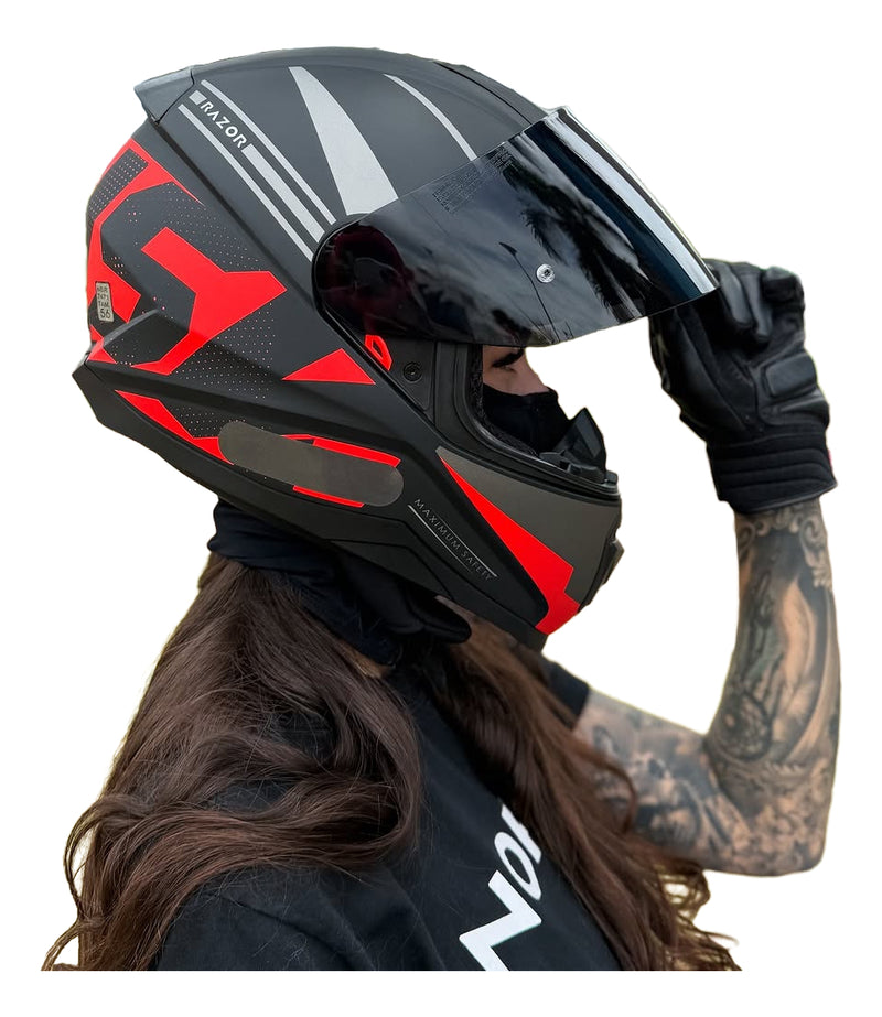 Capacete Norisk Razor Full Squalo Speed Cores Lançamento