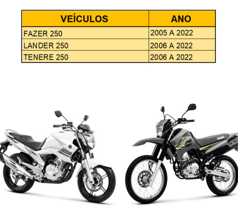 Biela Yamaha Fazer 250 2005 2012 2013 2014 2015 2016 2017