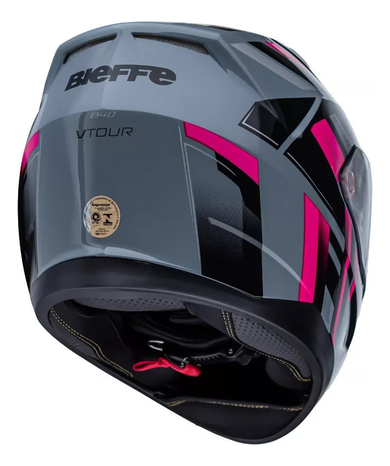 Bieffe B-40 Vtour Cinza Moon Pink C/ Óculos Interno - Full