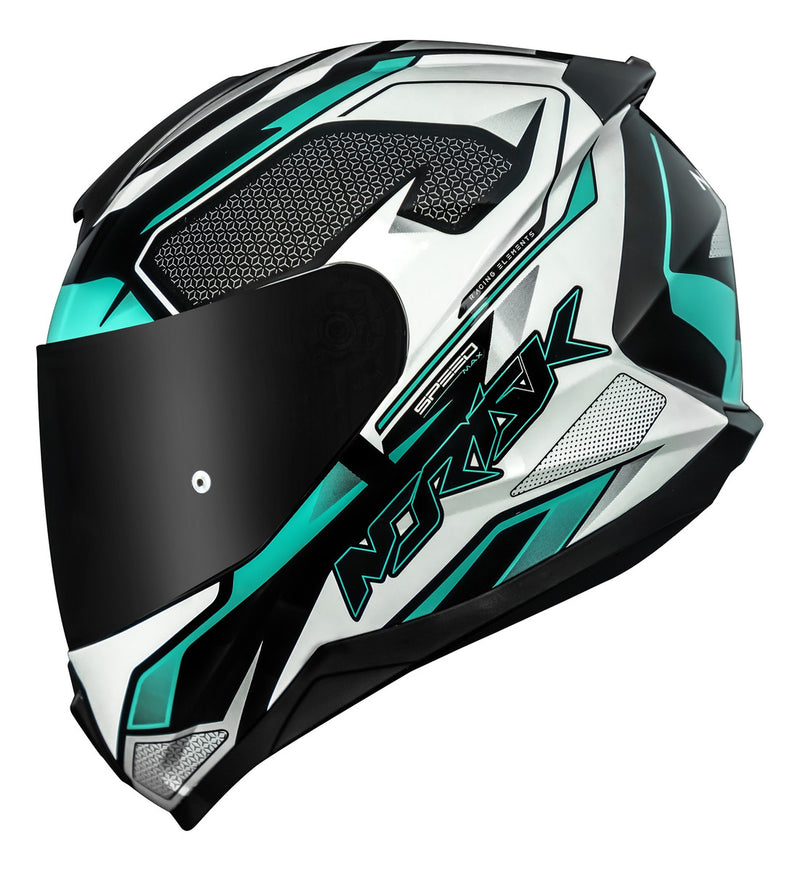 Capacete Norisk Razor Speedmax Verde Agua Masculino Feminino