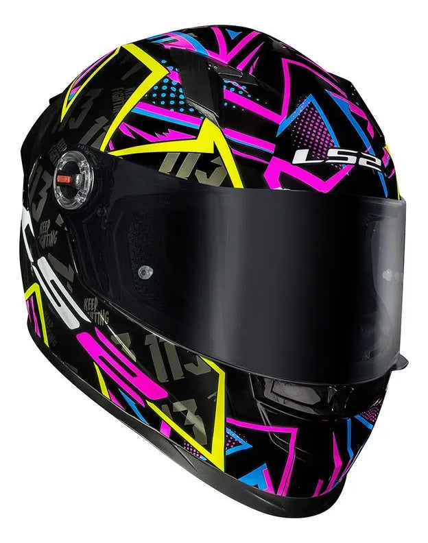 Capacete Ls2 Ff358 Classic S Rafael Paschoalin Preto