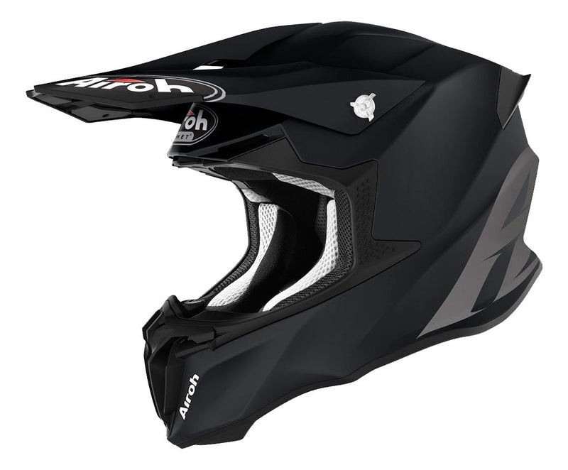 Capacete Motocross Airoh Twist 2.0 Color Preto Fosco Lançame